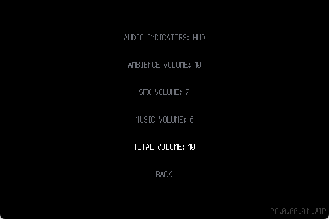 Total volume option demo in settings
